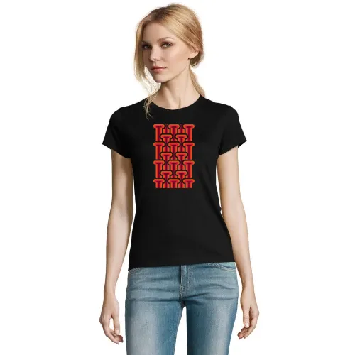70er Jahre Style Streifen T-Shirt