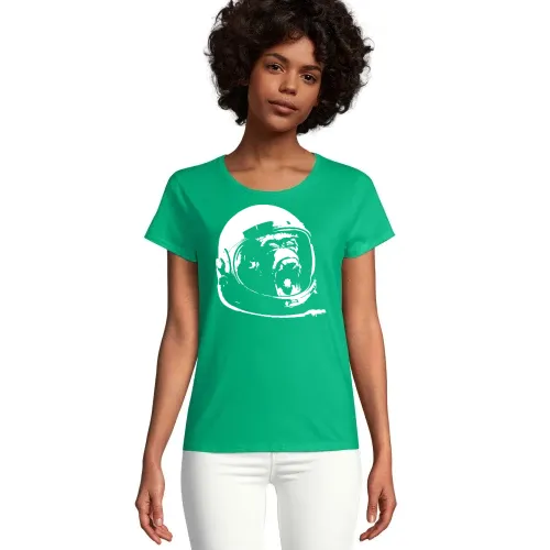 Affe im Raumanzug Frauen T-Shirt