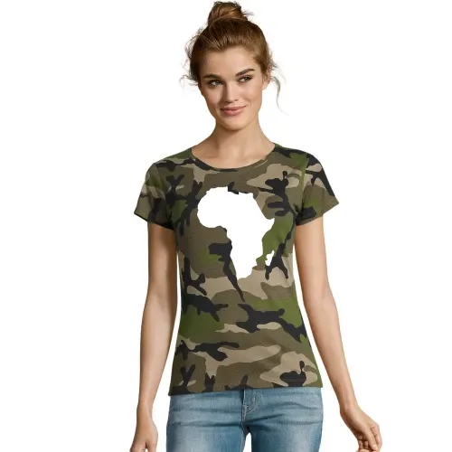 Afrika der schwarze Kontinent Frauen T-Shirt