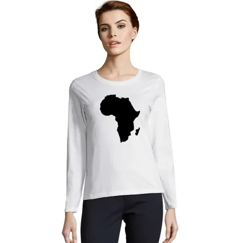 Afrika der schwarze Kontinent Frauen T-Shirt