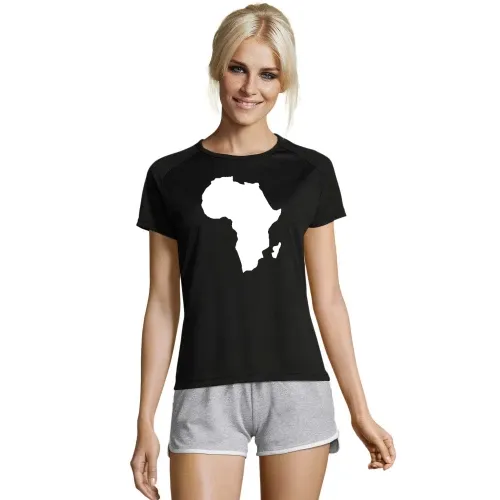 Afrika der schwarze Kontinent Frauen T-Shirt