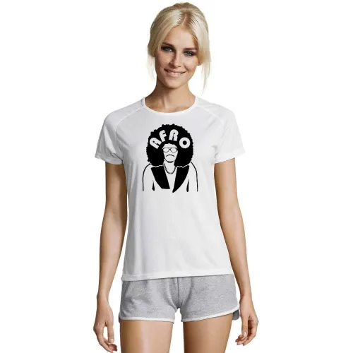 Afro Frisur Frauen T-Shirt