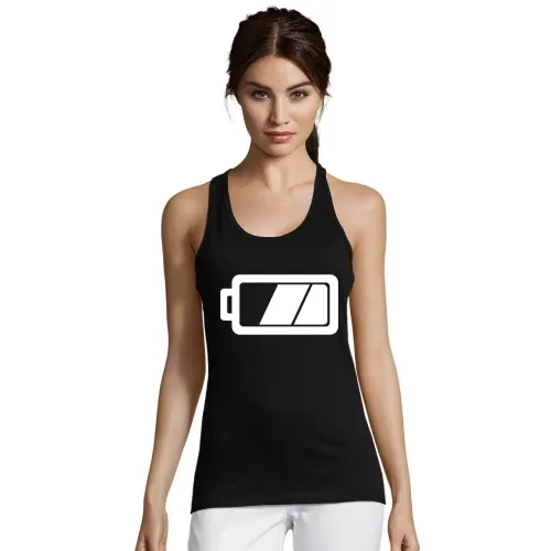 Akku Batterie Frauen T-Shirt