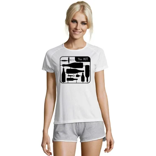 Alkohol Flaschen Kit T-Shirt Frauen Sporty