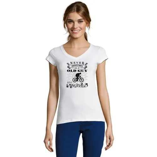 Alter Mann Fahrrad Rente Spruch für Männer Frauen T-Shirt