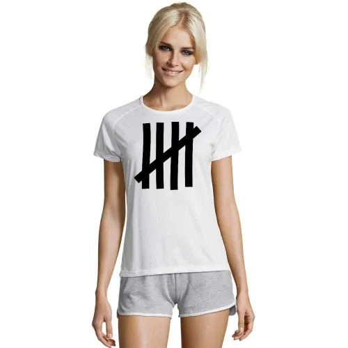 Anstreich Striche als Zaun Frauen T-Shirt
