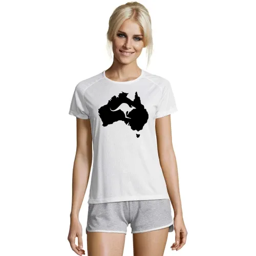 Australien mit Känguru Frauen T-Shirt
