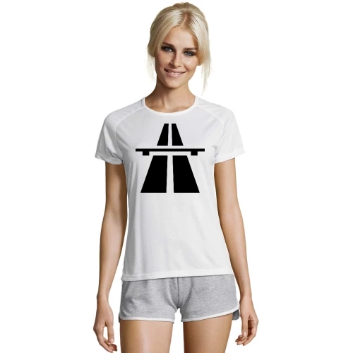 Autobahn Symbol Frauen T-Shirt