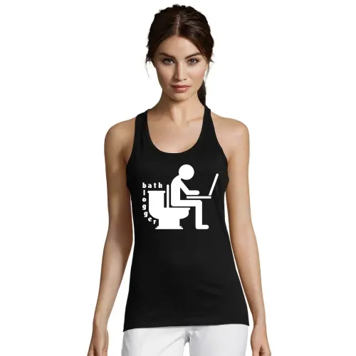 Bad Blogger auf Toilette Frauen T-Shirt
