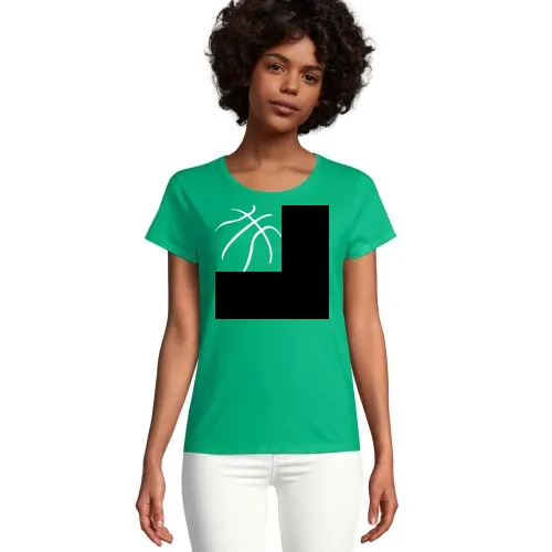 Basketball Striche Frauen T-Shirt