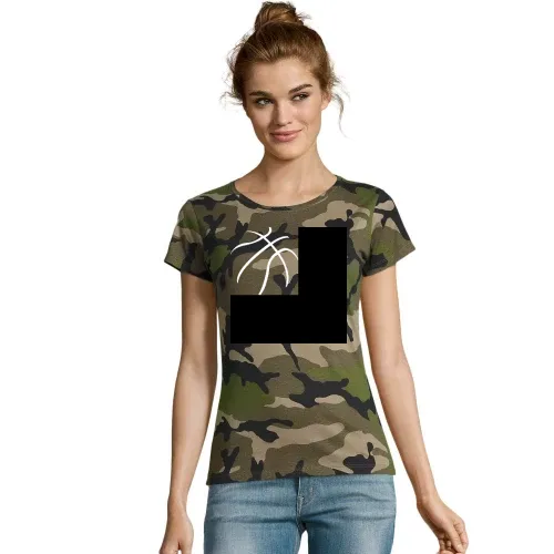 Basketball Striche Frauen T-Shirt