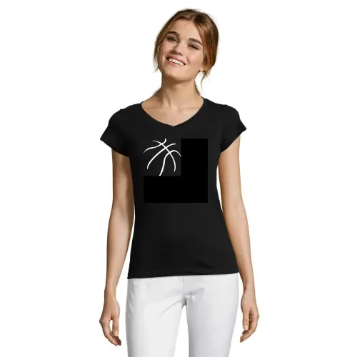 Basketball Striche Frauen T-Shirt