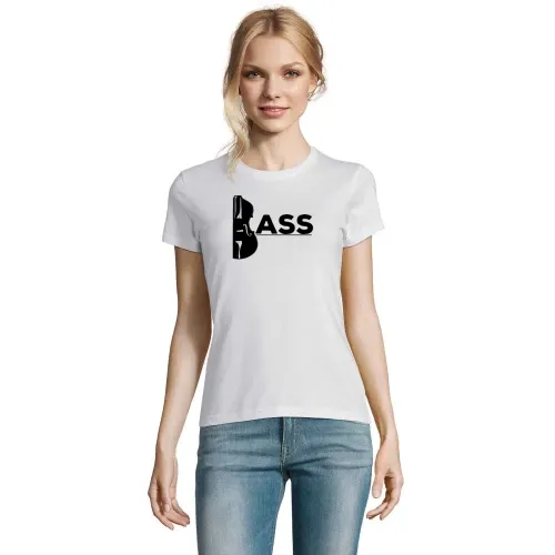 Bass Gitarre T-Shirt Frauen Imperial