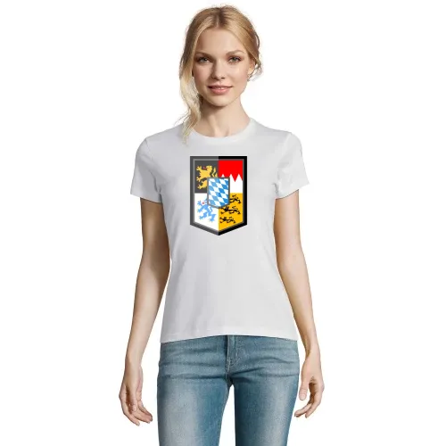 Bayern Wappen E-Style T-Shirt Frauen Imperial