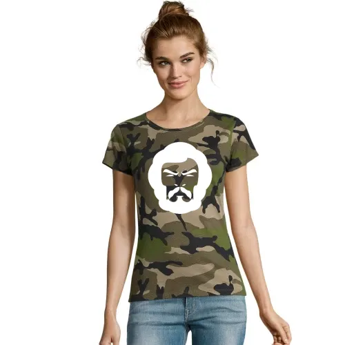 Behaarter Kopf Frauen T-Shirt