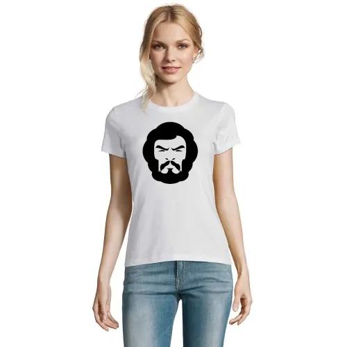 Behaarter Kopf Frauen T-Shirt