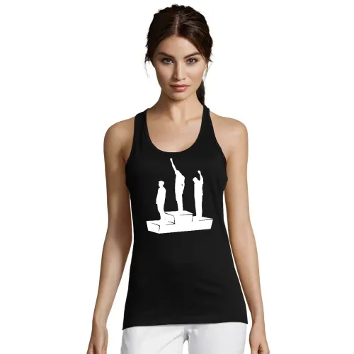 Black Power Bewegung 1968 Mexiko Frauen T-Shirt