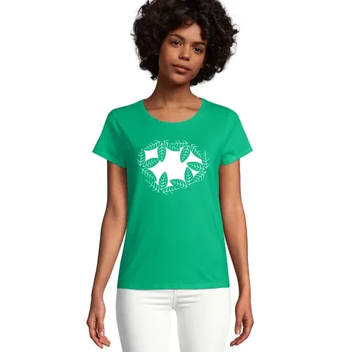 Blätterloch im Dschungel Frauen T-Shirt