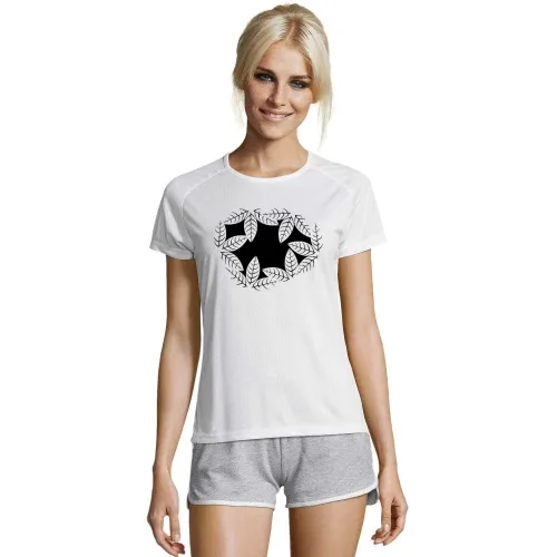Blätterloch im Dschungel Frauen T-Shirt