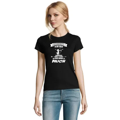 Bogenschießen Ist Mein Ding Bogenschützen Spruch T-Shirt Frauen Imperial