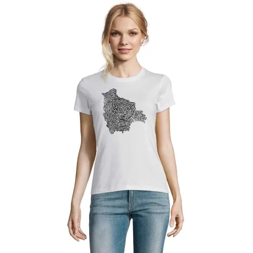 Bolivien Fingerabdruck T-Shirt