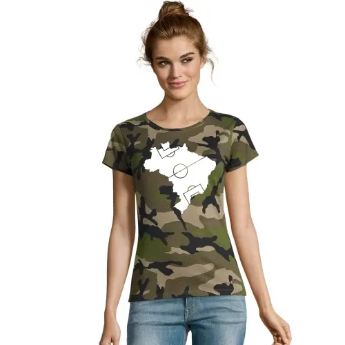 Brasilien Fußballfeld Frauen T-Shirt