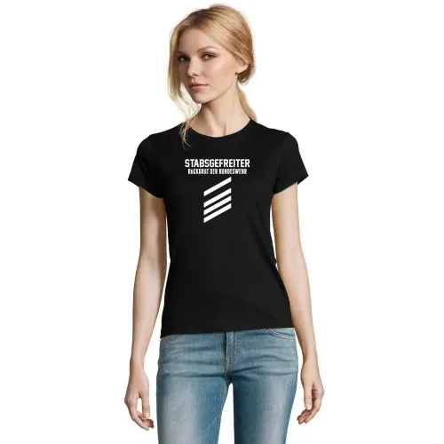 Bundeswehr Soldat Mannschaften Stabsgefreiter SG T-Shirt Frauen Imperial
