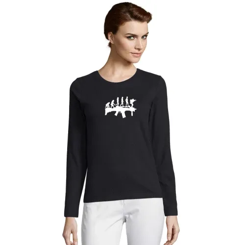 Bundeswehr Soldaten Evolution - Gewehr Soldat Evo Frauen T-Shirt