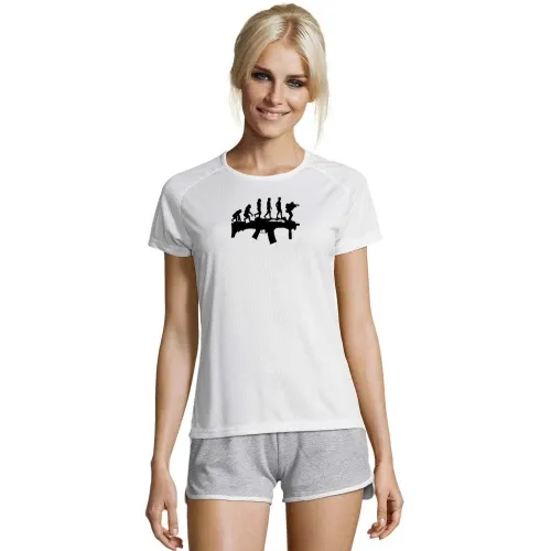 Bundeswehr Soldaten Evolution - Gewehr Soldat Evo Frauen T-Shirt