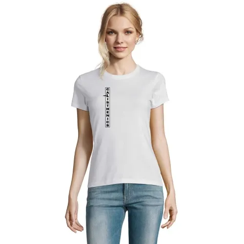 Calisthenics Fitness Training Human Flag Frauen T-Shirt