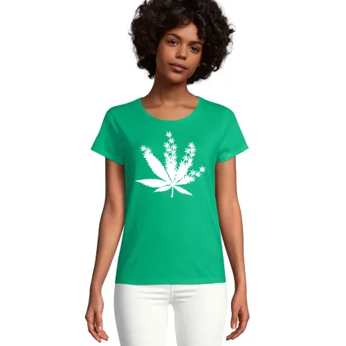 Cannabis aus Cannabisblättern Frauen T-Shirt
