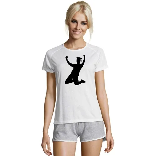 College Abschluss Jubel Frauen T-Shirt