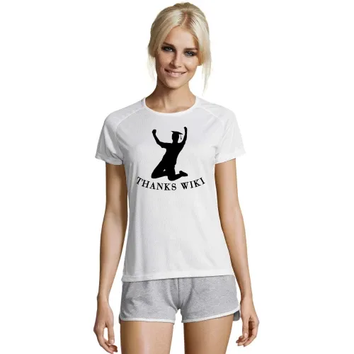 College Abschluss Jubel Thanks Wiki Frauen T-Shirt