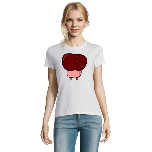 Comic Kuheuter T-Shirt Frauen Imperial
