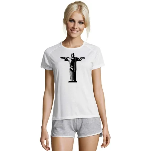 Cristo Redentor in Rio de Janiero Frauen T-Shirt
