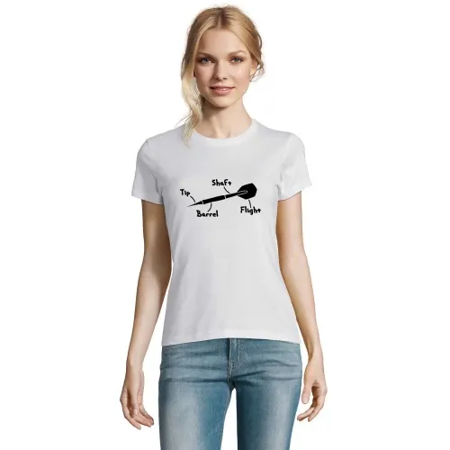 Dartpfeil Beschreibung Handmade Frauen T-Shirt