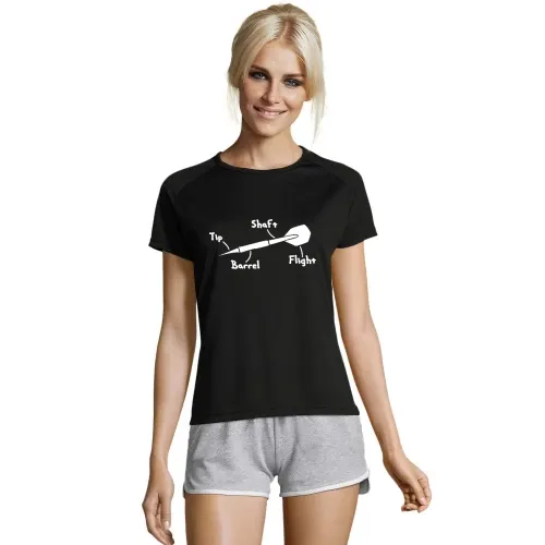Dartpfeil Beschreibung Handmade Frauen T-Shirt