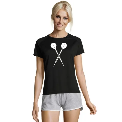Dartpfeil Kreuz Frauen T-Shirt