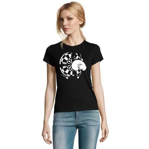 Dartscheibe Boxen Frauen T-Shirt