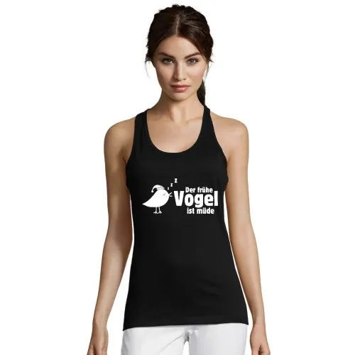 der frühe Vogel ist müde Frauen T-Shirt