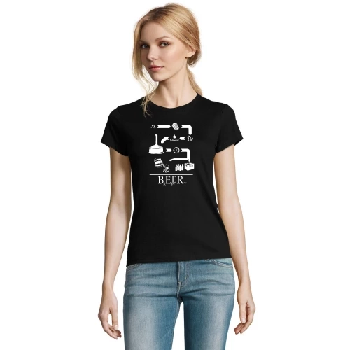 Der Weg des Bieres Frauen T-Shirt
