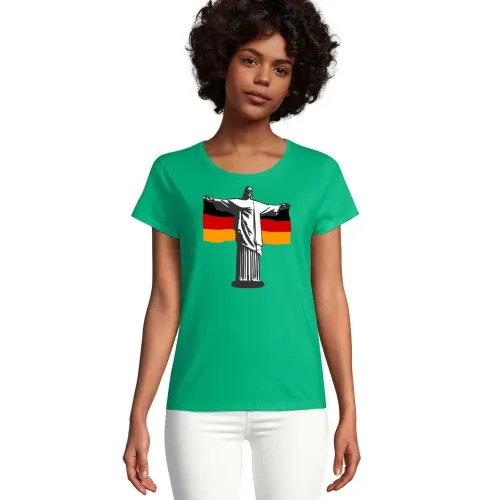 Deutschland Jesus in Rio Frauen T-Shirt