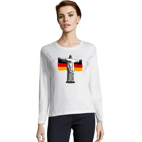 Deutschland Jesus in Rio Frauen T-Shirt