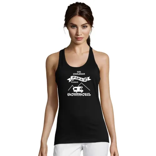 Die Coolsten Papas Fahren Wohnmobil Womo Camper T-Shirt Frauen Justin