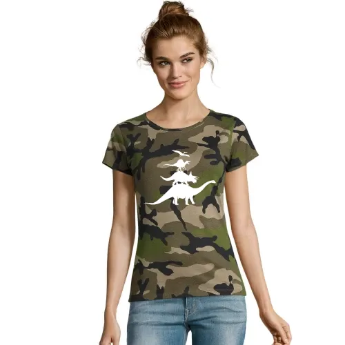 Dino Stadtmusikanten Frauen T-Shirt