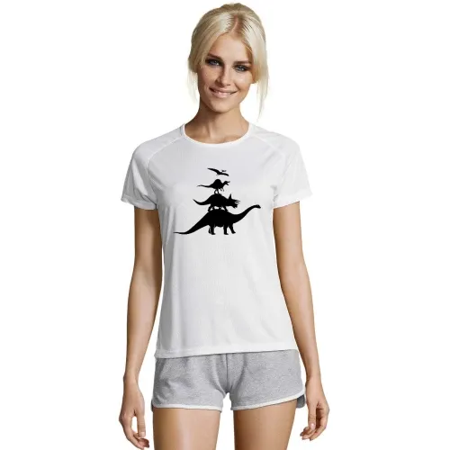 Dino Stadtmusikanten Frauen T-Shirt