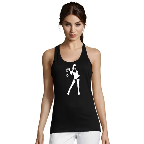 Domina mit Handschellen Frauen T-Shirt