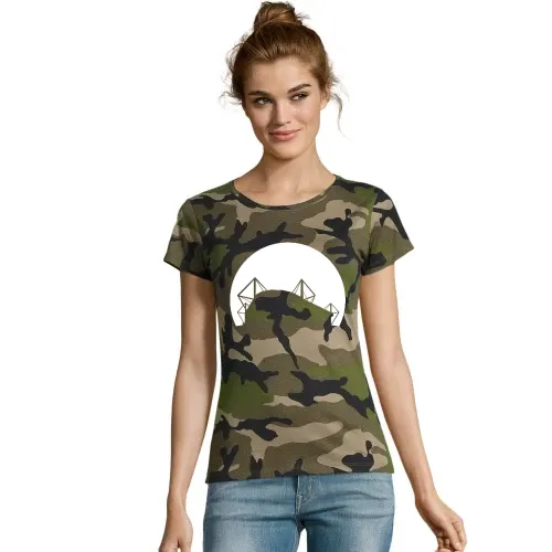 Dortmunder Fussballstadion im Sonnenuntergang Frauen T-Shirt