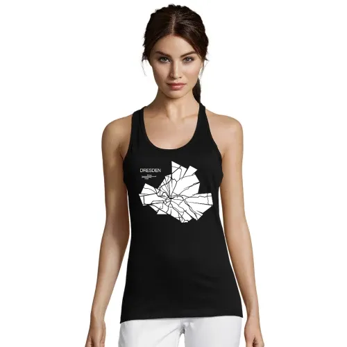 Dresden Karte Frauen T-Shirt