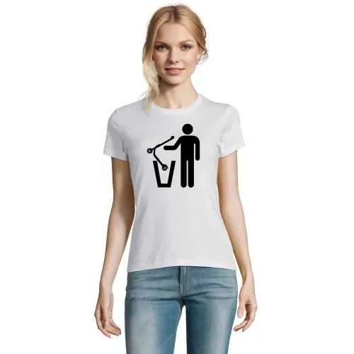 E-Roller Mülltonne Frauen T-Shirt